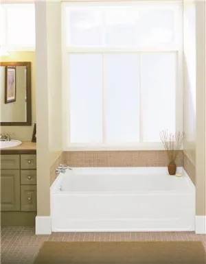 All Pro Bathtub With Left-Hand Drain' 60X30 In.' White