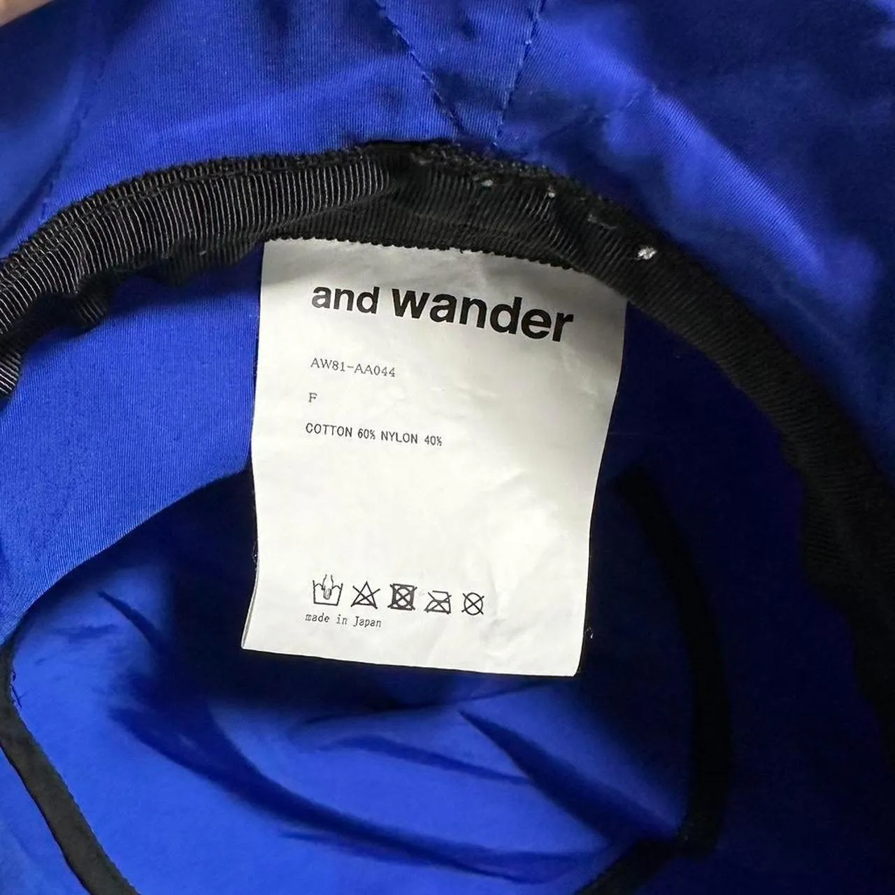 And Wander Reflective Stitch Bucket Hat