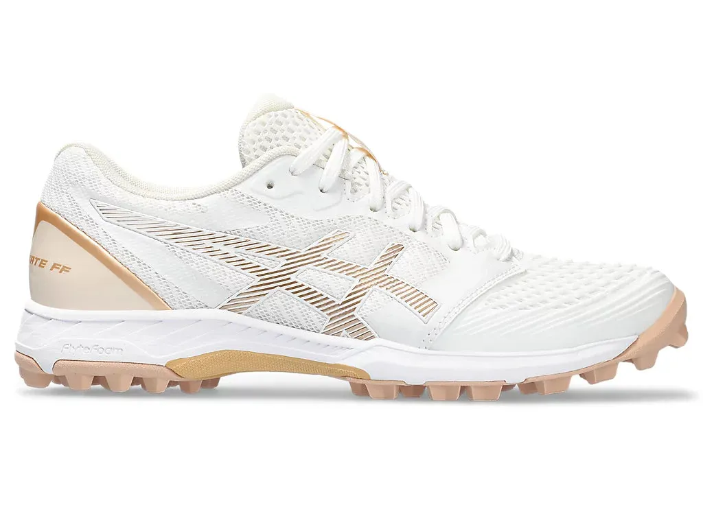 Asics Field Ultimate FF 2 (White/Champagne) Womens