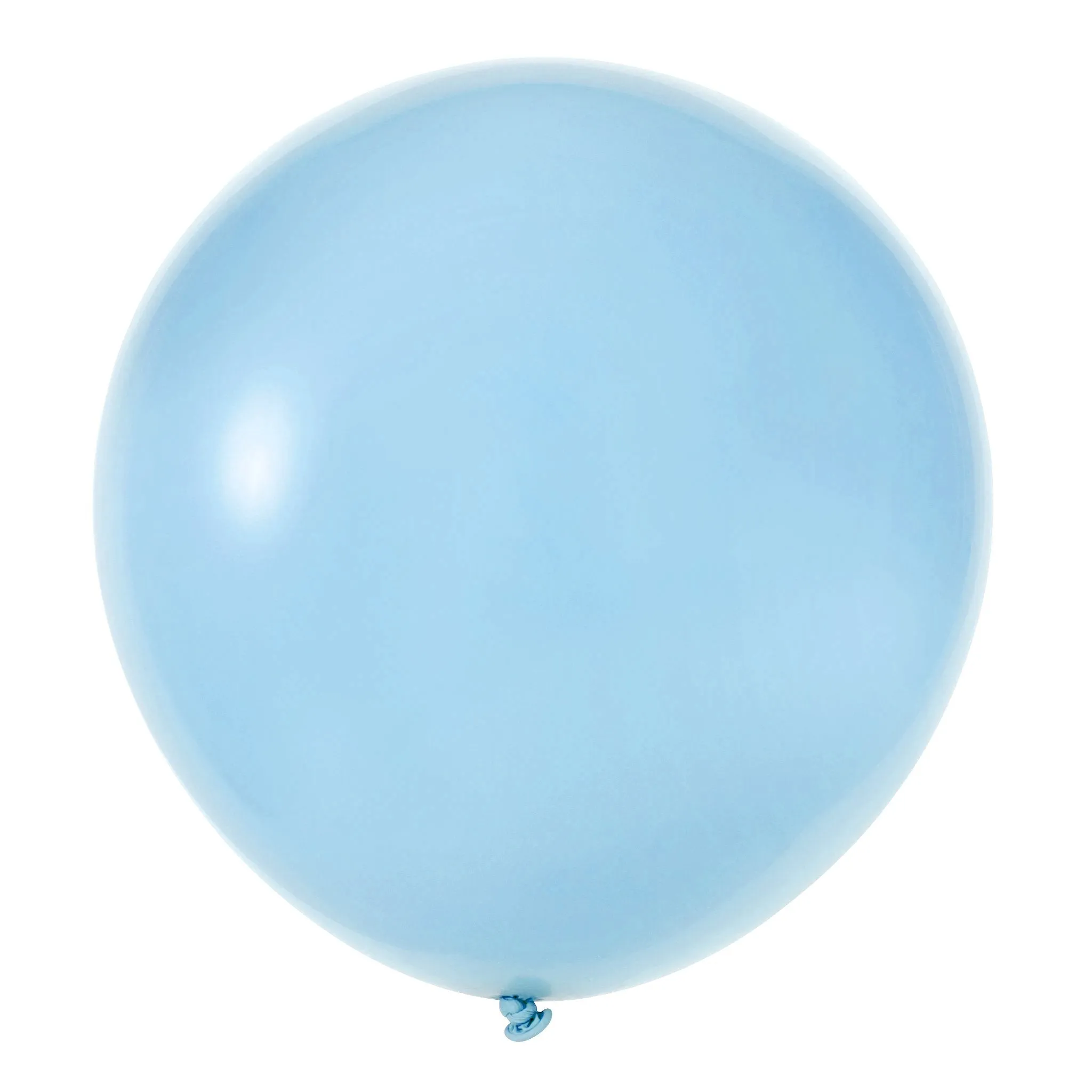 Baby Blue 18" Matte Large Round Latex Balloons | 10 pcs