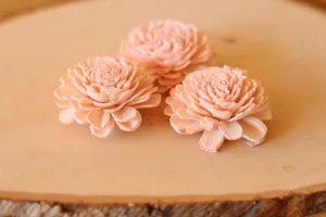 Blush Pink Bali Sola Flowers 2" ( Set of 12 )