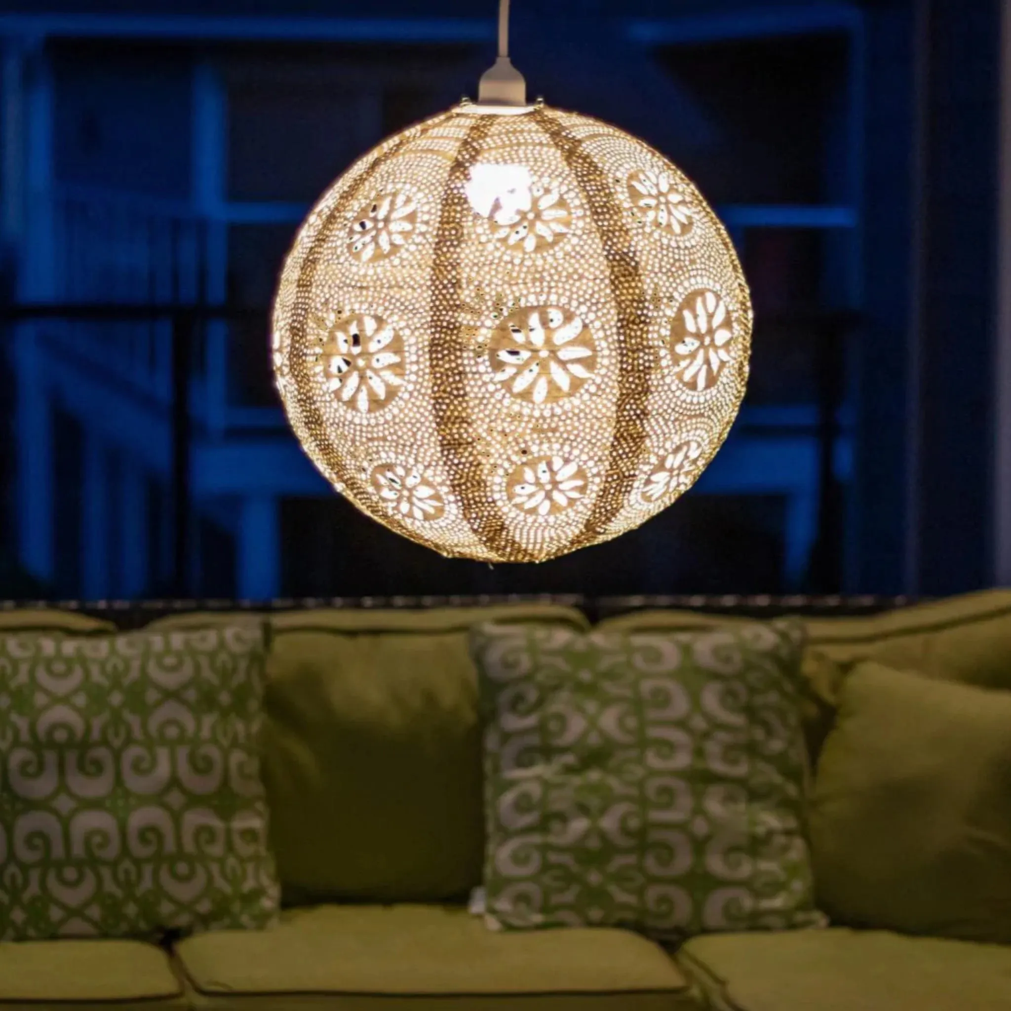 Boho Pearl Pendant Lamp