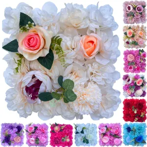 Bulk 10" x 10" Flower Wall Panels for Flower Wall Party Wedding Bridal & Baby Shower Photography Decoration Wholesale