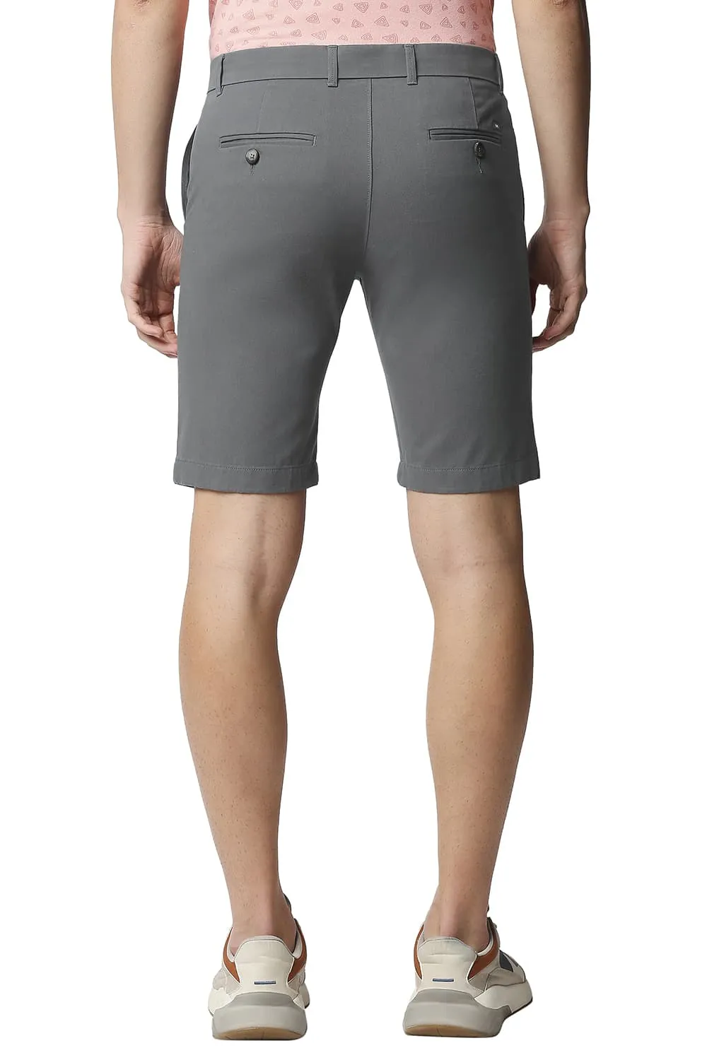 Comfort Fit Pure Cotton Twill Shorts