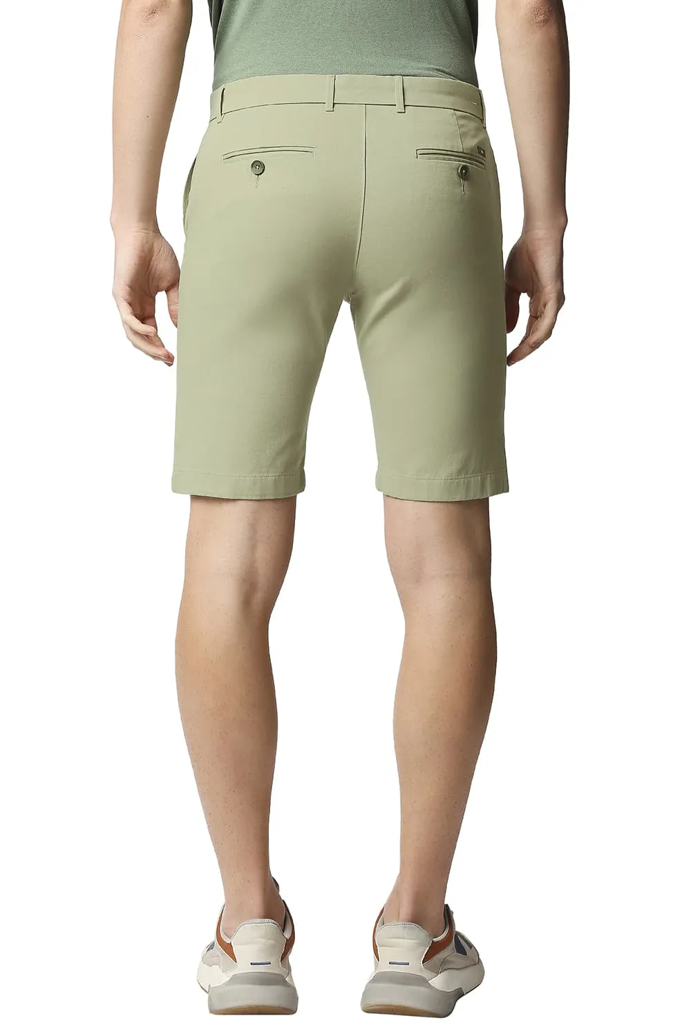 Comfort Fit Pure Cotton Twill Shorts