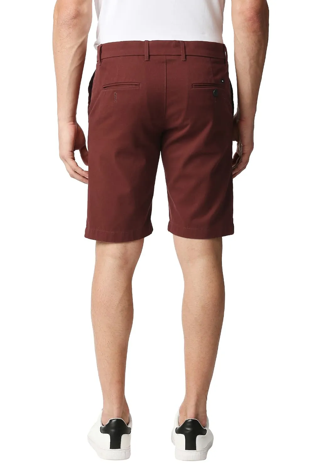 Comfort Fit Pure Cotton Twill Shorts