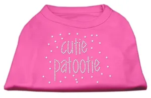 Cutie Patootie Rhinestone Shirts Bright Pink XS (8)