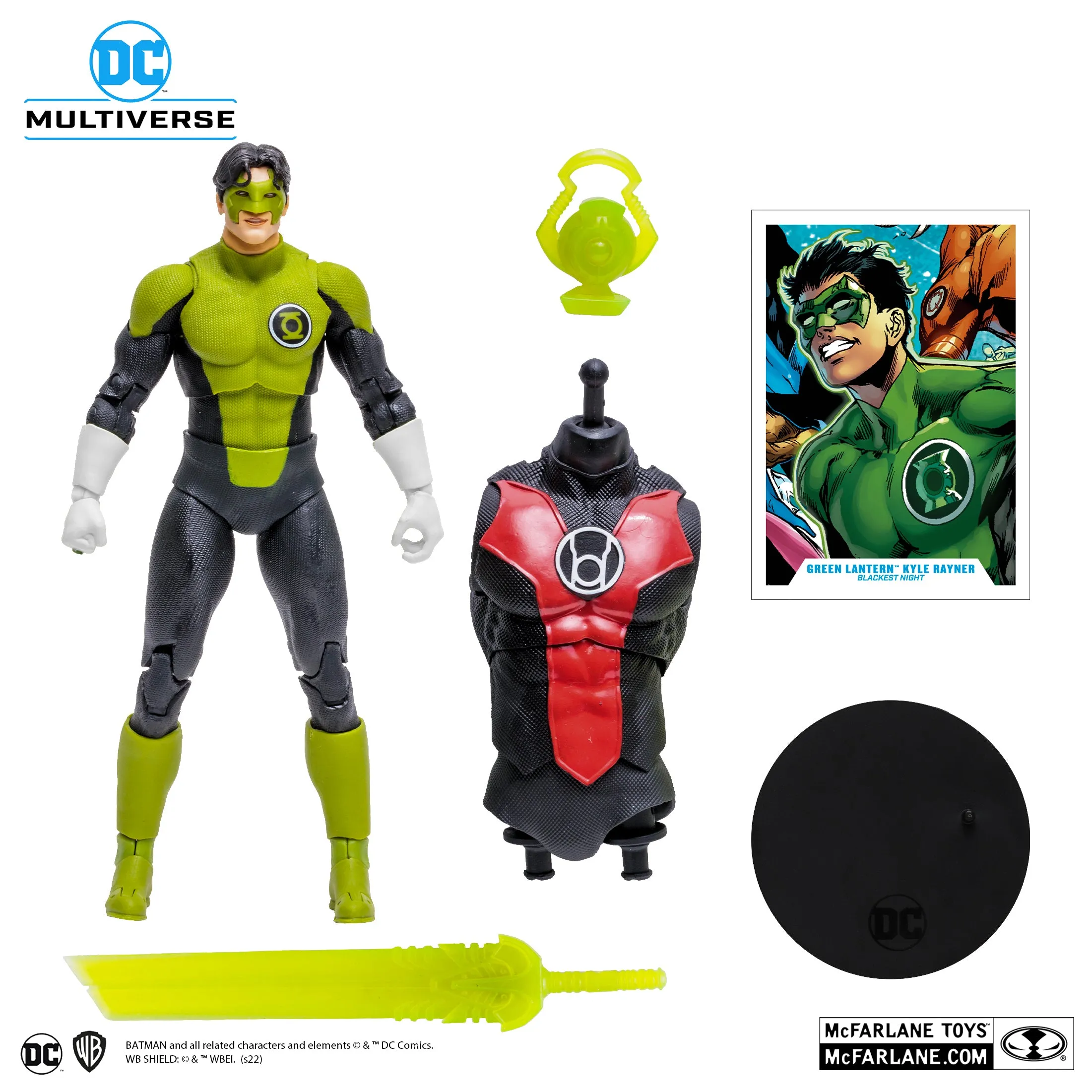 DC Multiverse Blackest Night Green Lantern Kyle Rayner (Build a Figure - Atrocitus) 7" Inch Scale Action Figure - McFarlane Toys