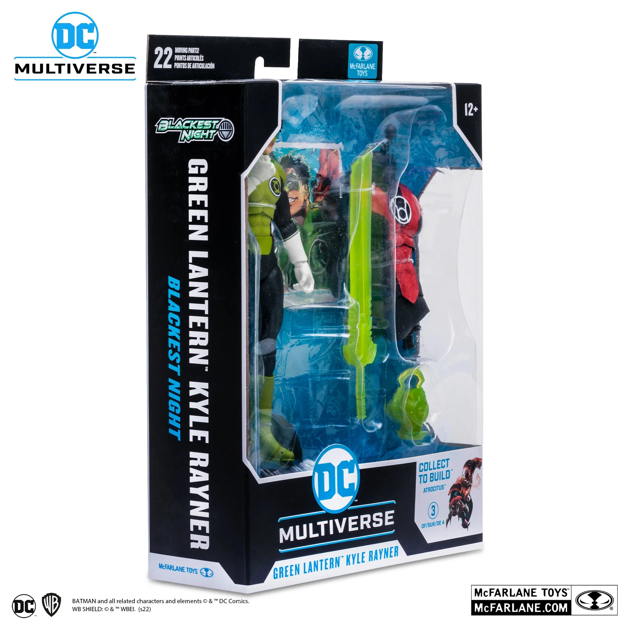 DC Multiverse Blackest Night Green Lantern Kyle Rayner (Build a Figure - Atrocitus) 7" Inch Scale Action Figure - McFarlane Toys