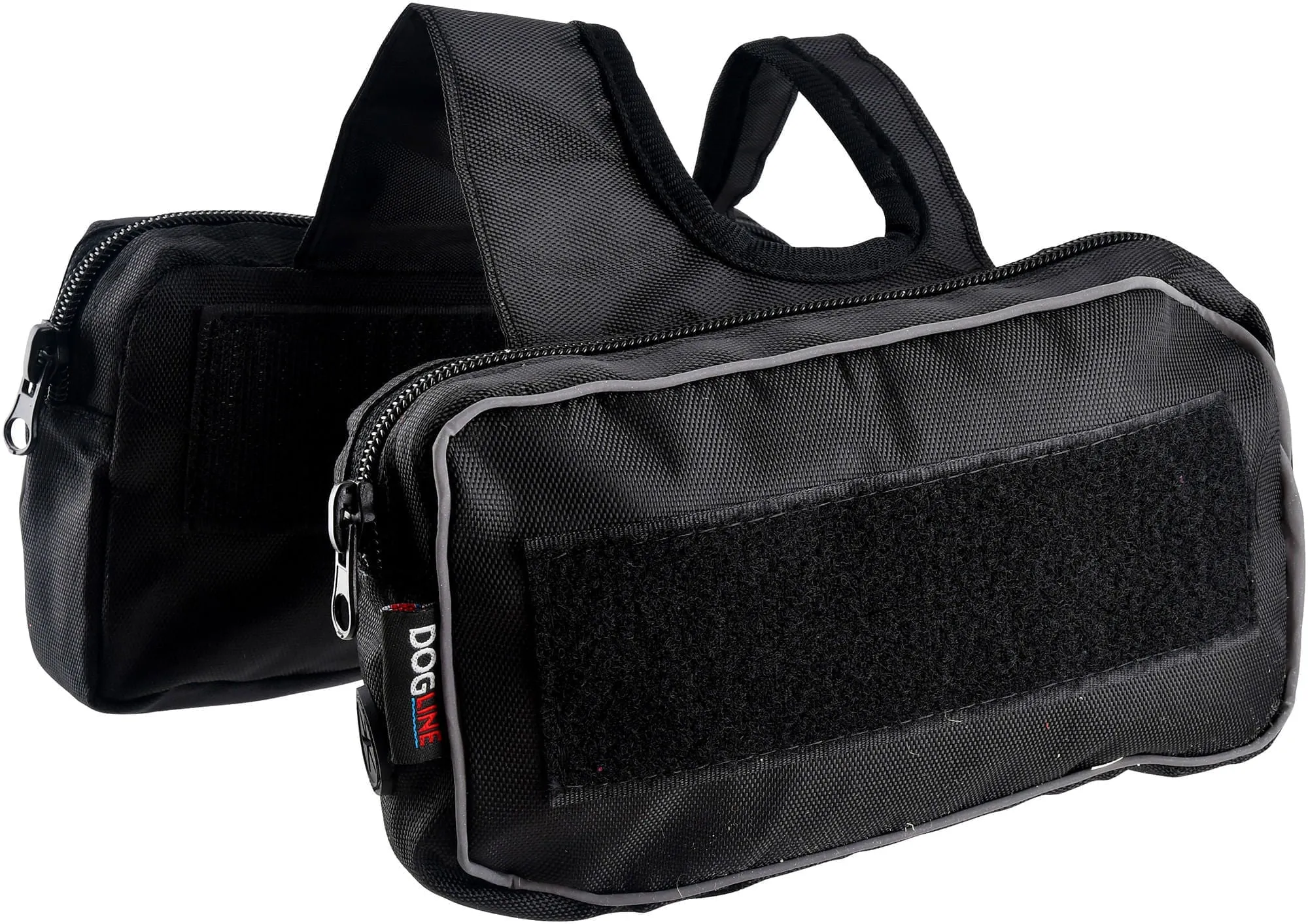 DogLine Saddle Bags for Quest Harness, Black