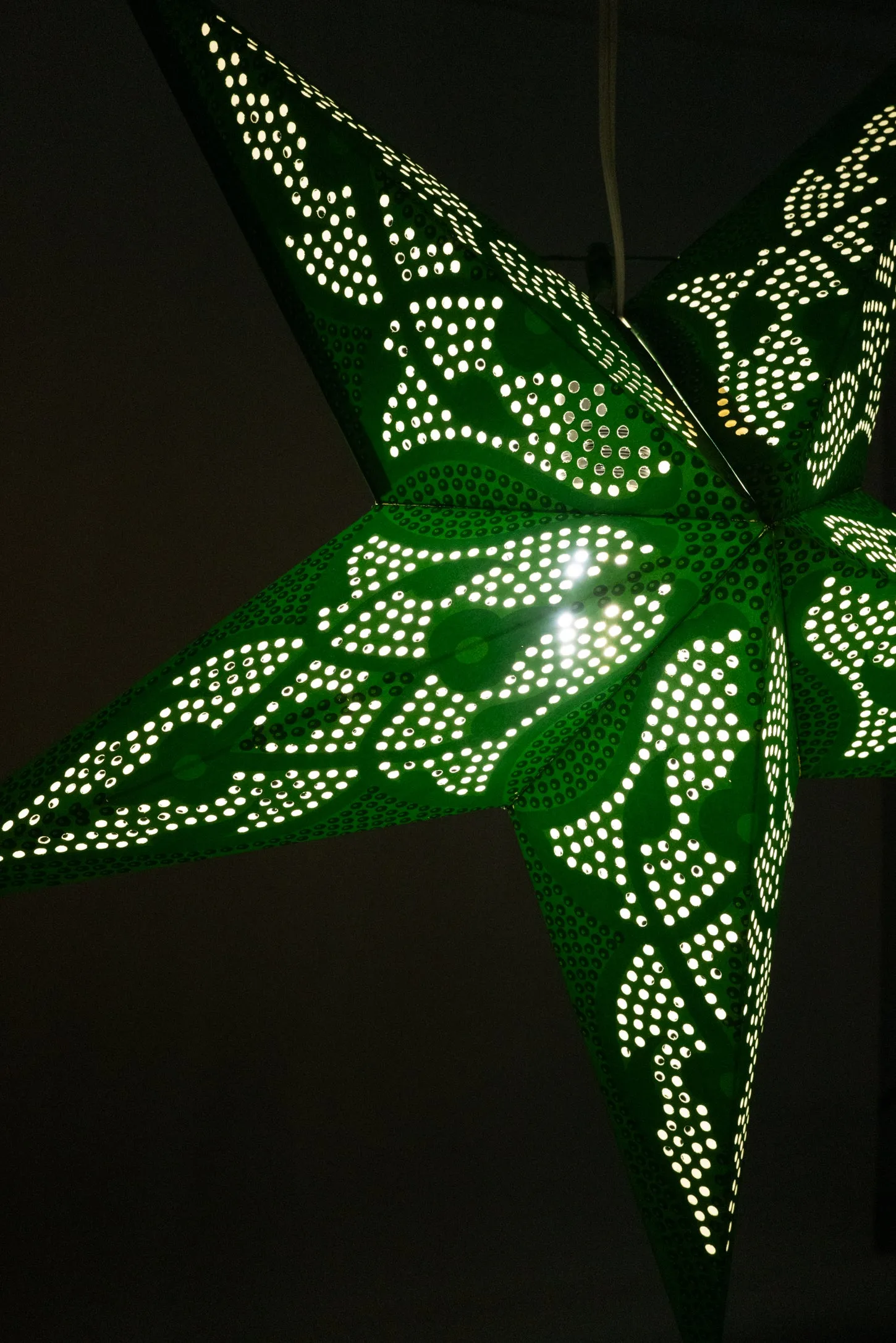 Dotted Decorative Star Paper Lantern