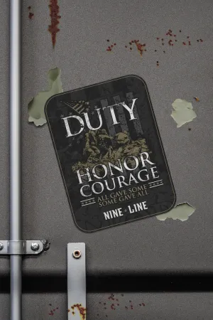 Duty Honor Courage - Sticker