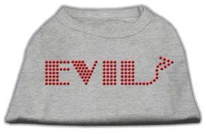 Evil Rhinestone Shirts Grey XXXL(20)