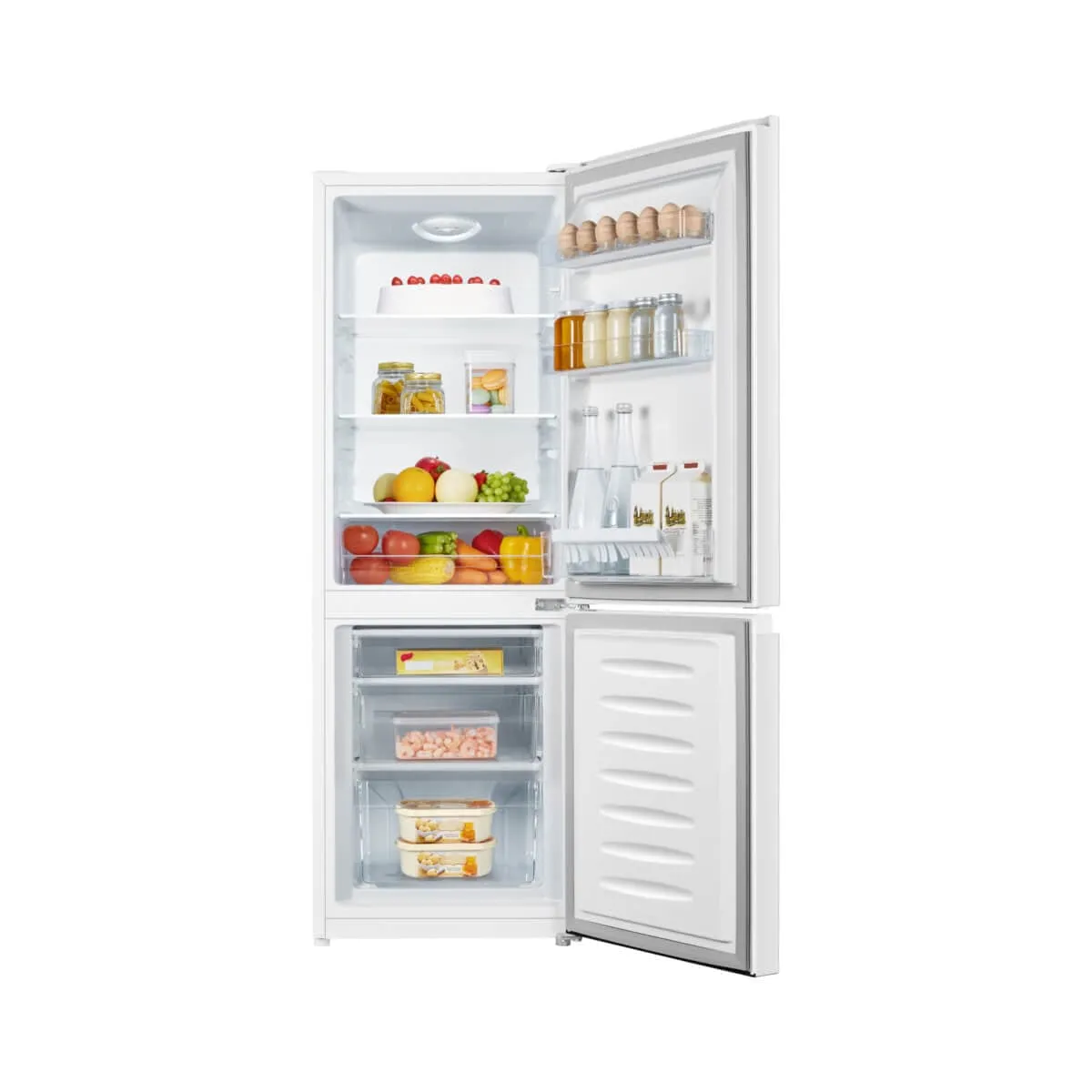 Fridgemaster MC50165 60-40 Fridge Freezer - White