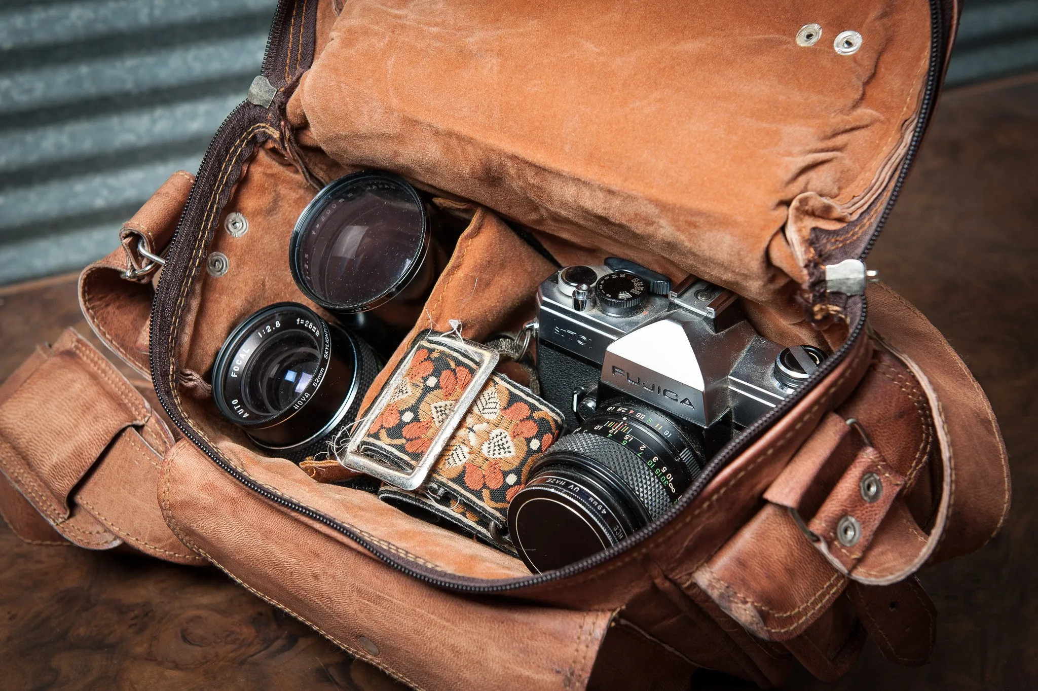 Handmade Leather Camera Bag