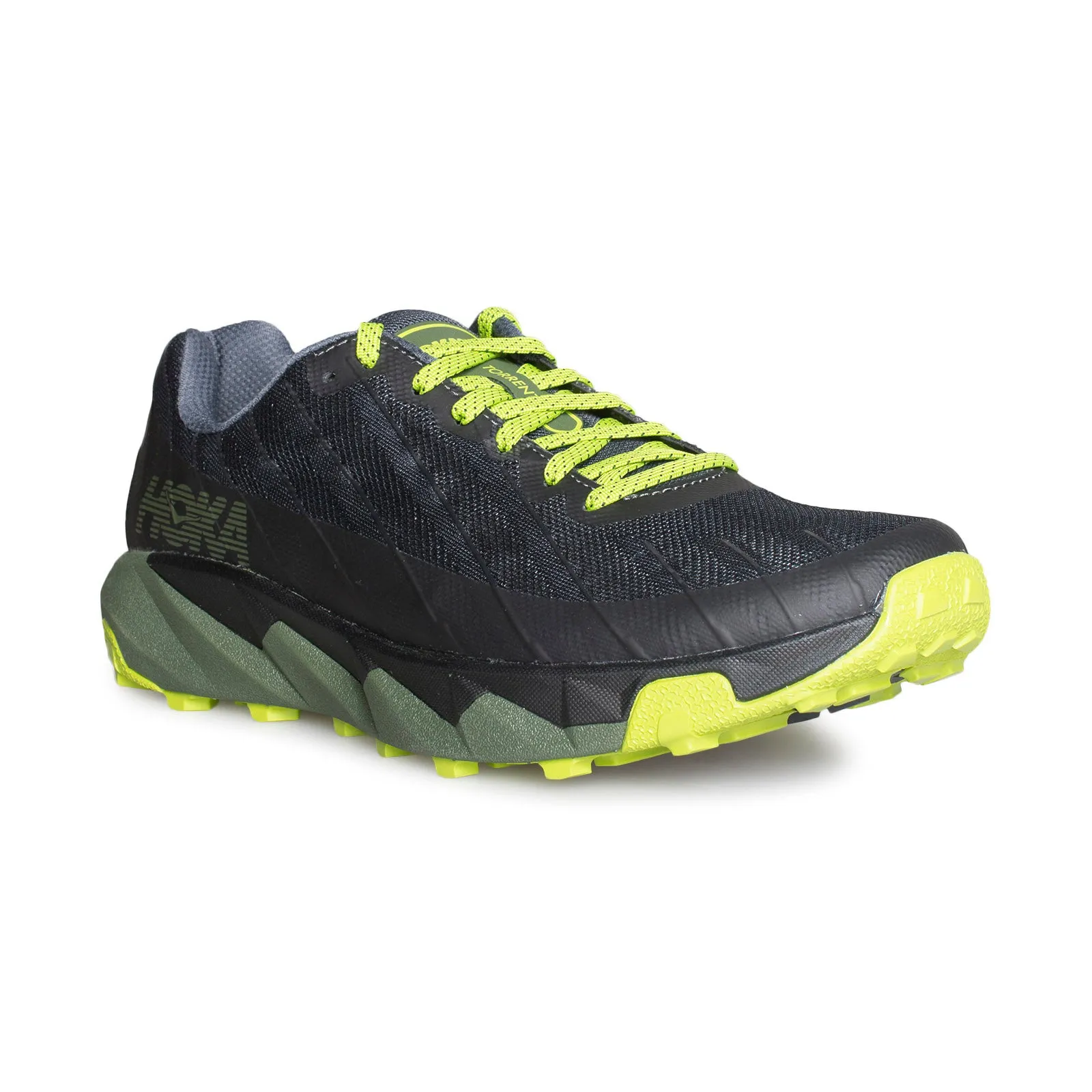 Hoka Torrent Ebony / Black Running Shoes - Men's