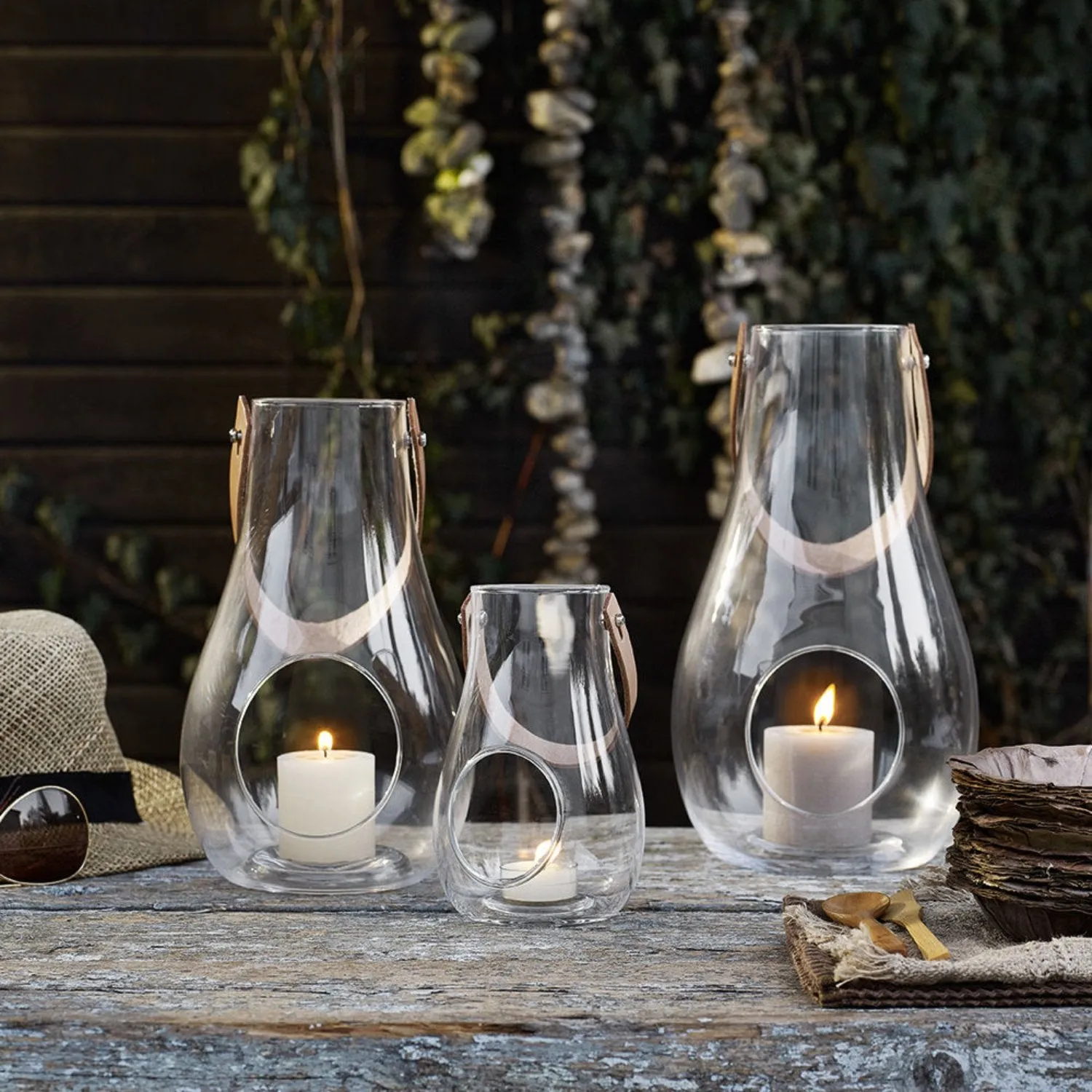 holmegaard | design with light lantern | clear 25cm