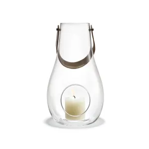 holmegaard | design with light lantern | clear 29cm