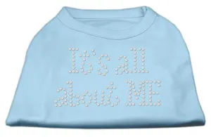 It's All About Me Rhinestone Shirts Baby Blue L (14)