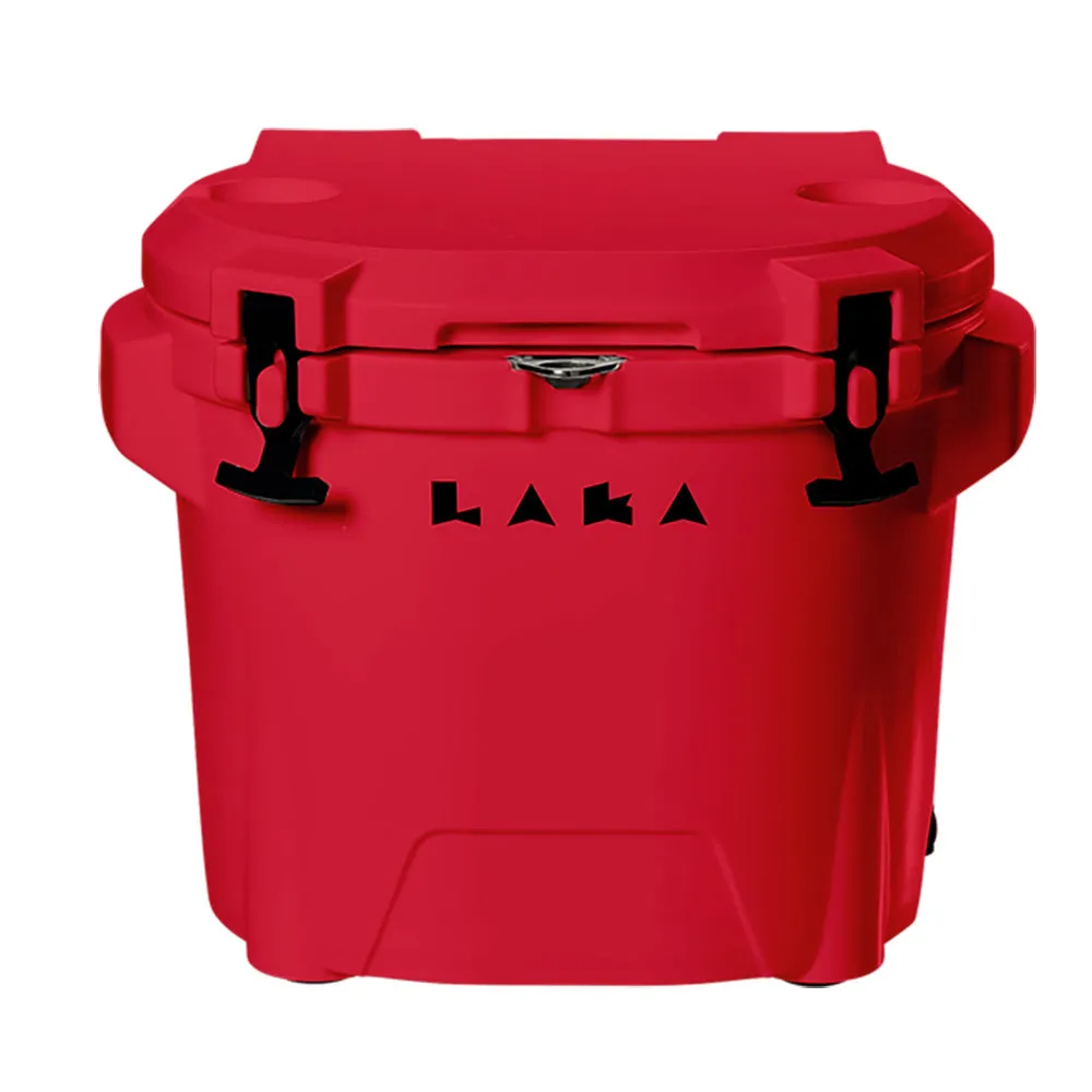 LAKA Coolers 30 Qt Cooler w/Telescoping Handle  Wheels - Red [1089]