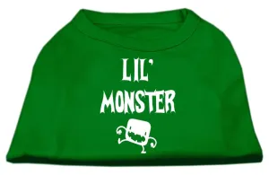 Lil Monster Screen Print Shirts Emerald Green XL (16)