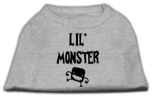 Lil Monster Screen Print Shirts Grey XXXL (20)