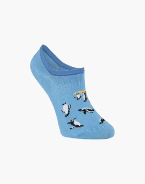 Little Penguins Women's No Show Bamboo Socks