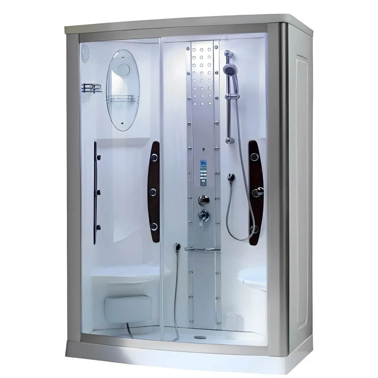 Mesa WS-803A 2 Person Walk-In Steam Shower - 54"L x 35"W x 85"H