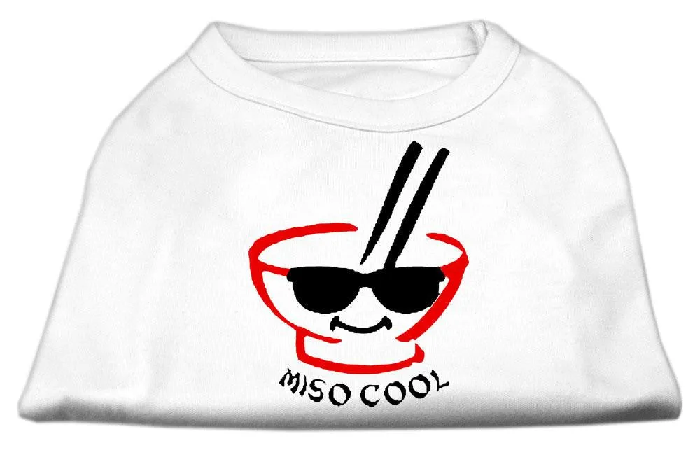 Miso Cool Screen Print Shirts White XXXL (20)