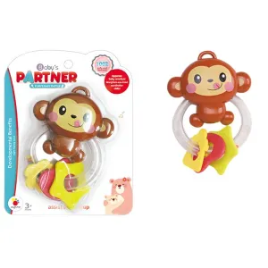 Monkey Theme Baby Rattle