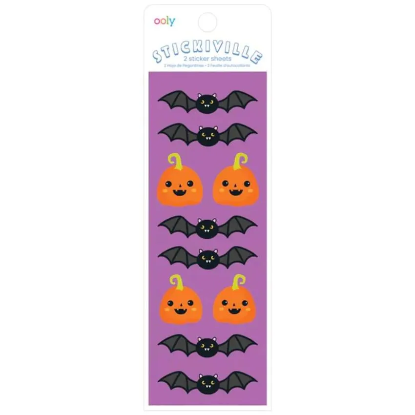 Ooly Stickiville Holographic Stickers - Bats & Jacks