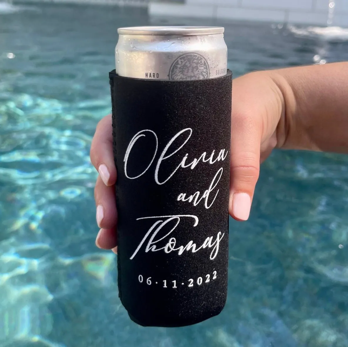 Personalized Skinny Can Coolers