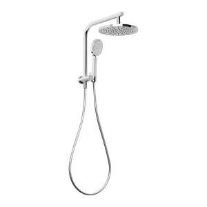 Phoenix Vivid Slimline Compact Twin Shower - Chrome