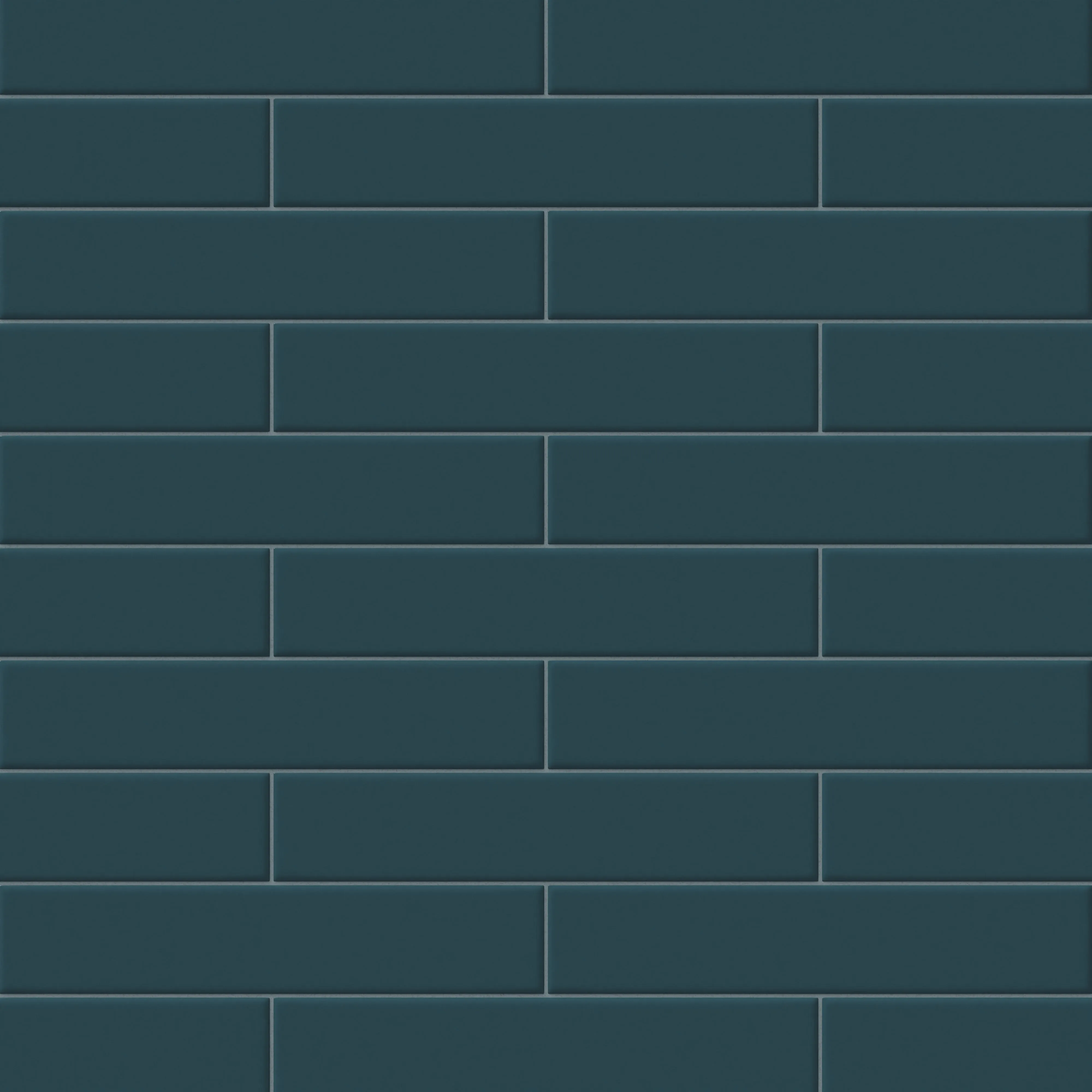 Reagan 2x10 Matte Ceramic Tile in Teal