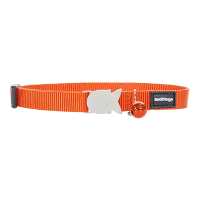 Red Dingo Cat Collar Classic Orange