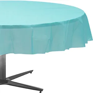 Robin's Egg Blue Round Table Cover | 84"