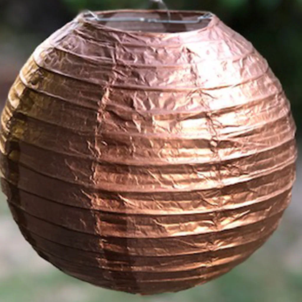 SALE - 20cm Metallic Paper Lantern