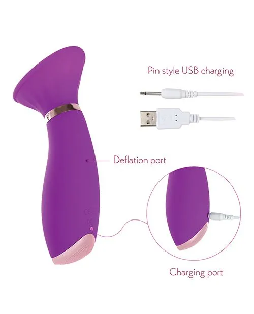 Seduction Suction & Tongue Licking Clitoral & Nipple Stimulator