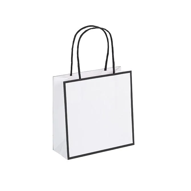 Sophie Retail Shopper White- 7" x 7" x 3.0"