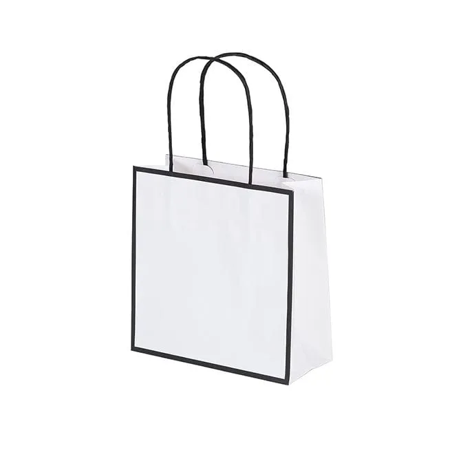 Sophie Retail Shopper White- 7" x 7" x 3.0"