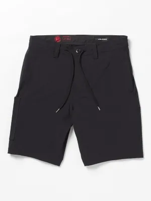 Surf Vitals Balaram Stack Hybrid Shorts - Black