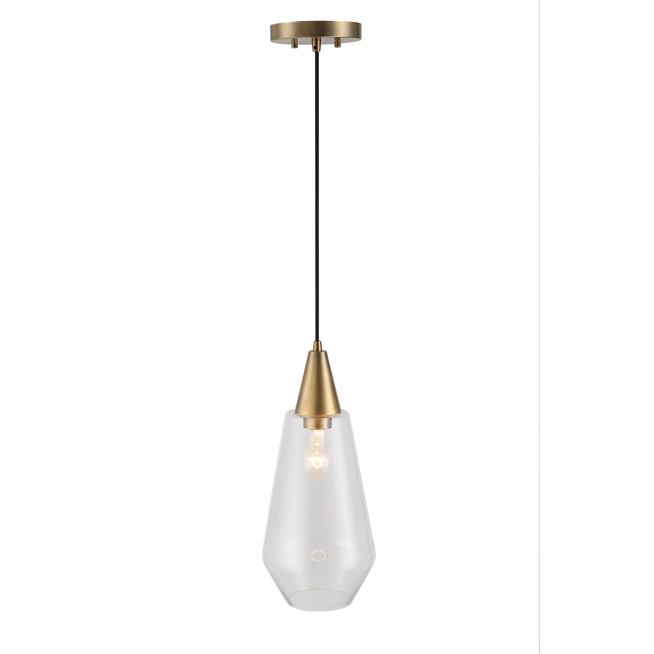 Uttermost Eichler Antique Brass 1 Light Mini Pendant