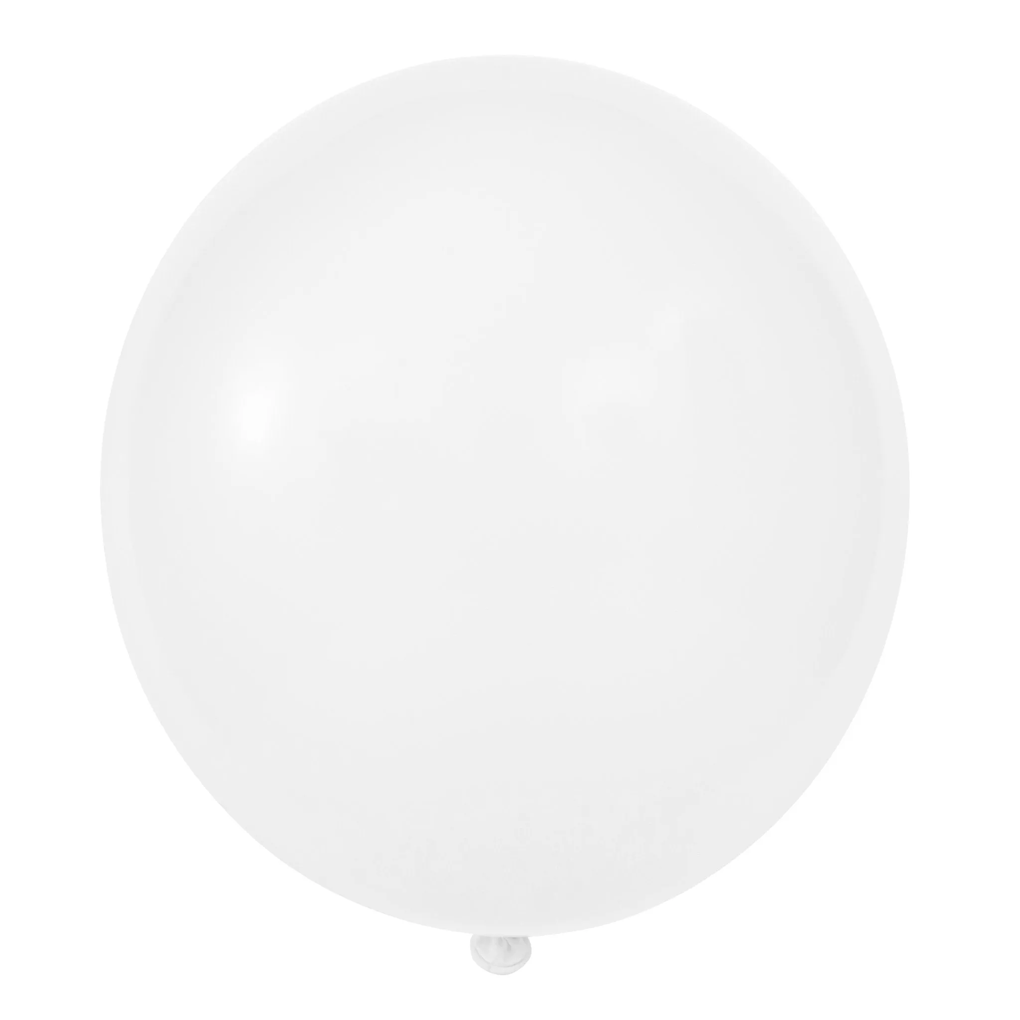 White 7" Latex Balloons | 50 pcs