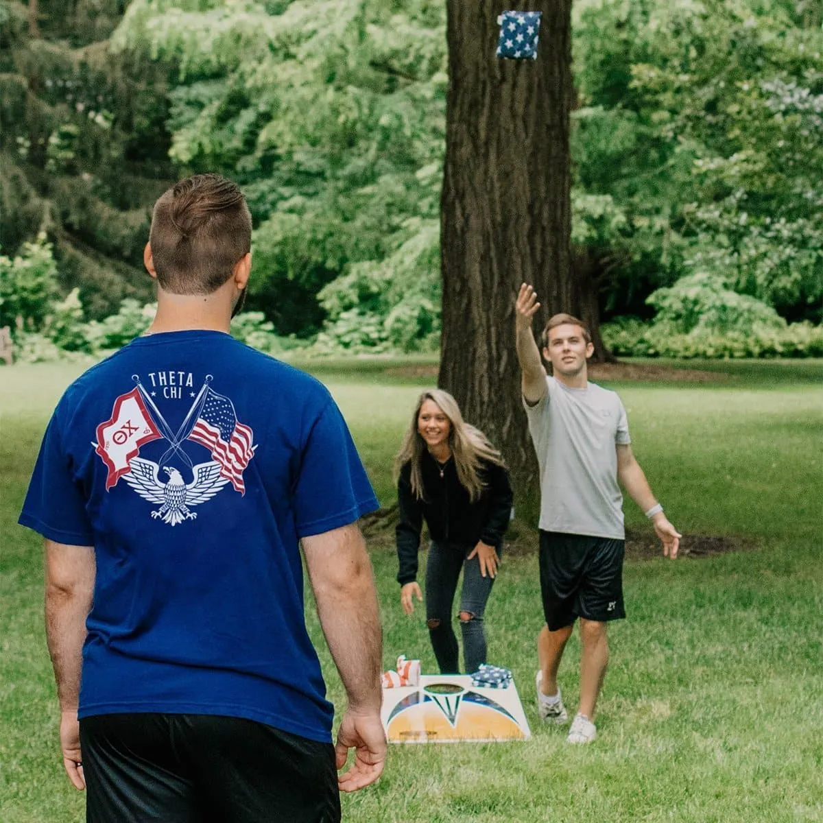 ZBT Comfort Colors Navy Patriot tee